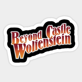 beyond vintage Castle Sticker